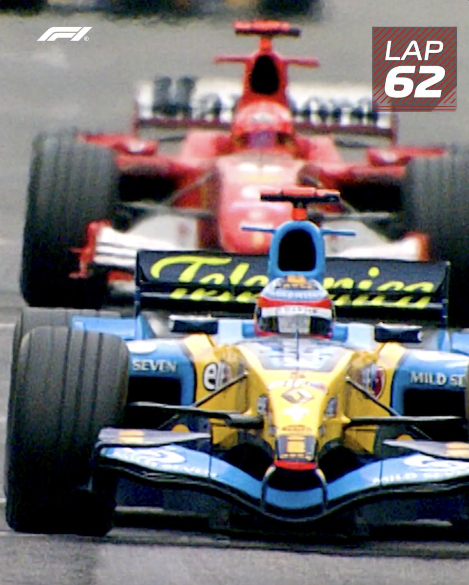 #OnThisDay 18 years ago! Alonso fends off a charging Schumacher at Imola 🍿 #F1 Fernando Alonso