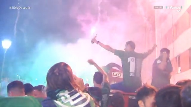 'El cielo se tiñe de verde y negro'. Sestao River Club #ElDíaDespués