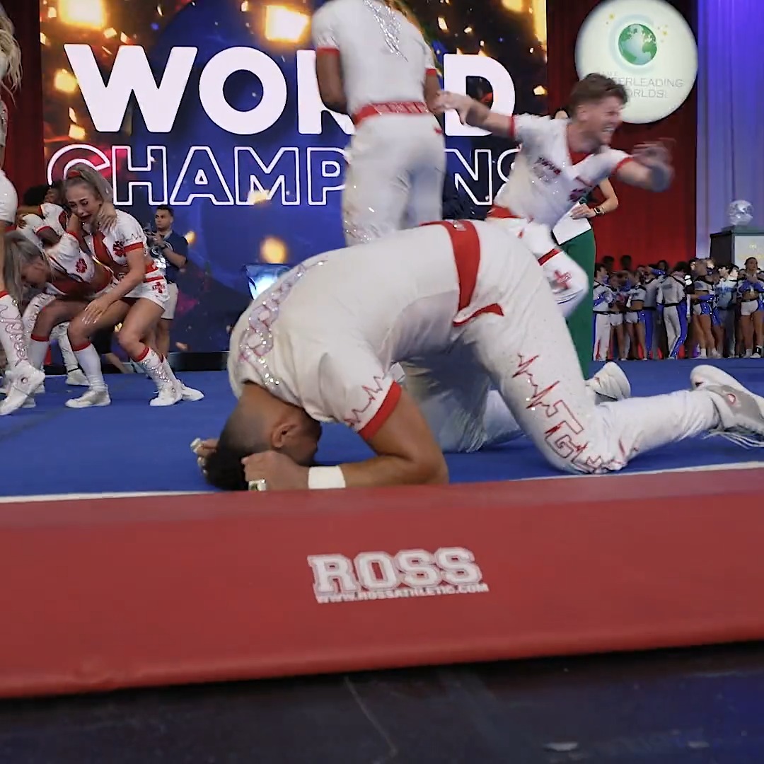 .TGLC wins back-to-back-to-back World Championship titles in L6 Senior Large Coed! 🏆 #CheerWorlds2023 | Top Gun All-Stars