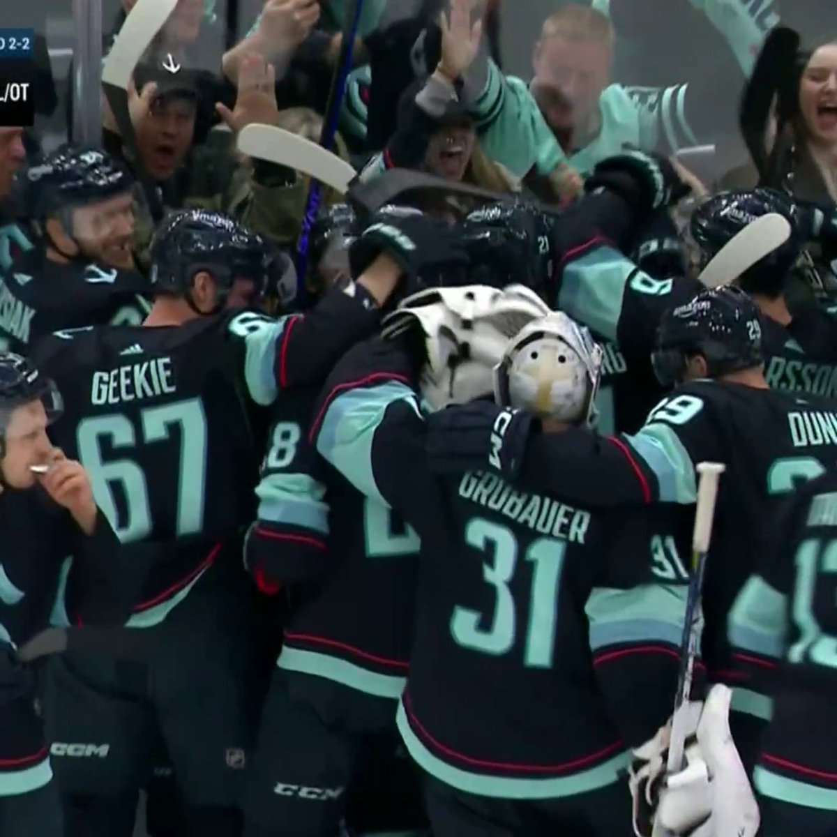 OT WINNER IN GAME 4 🦑 The Seattle Kraken get their first home playoff win EVER!