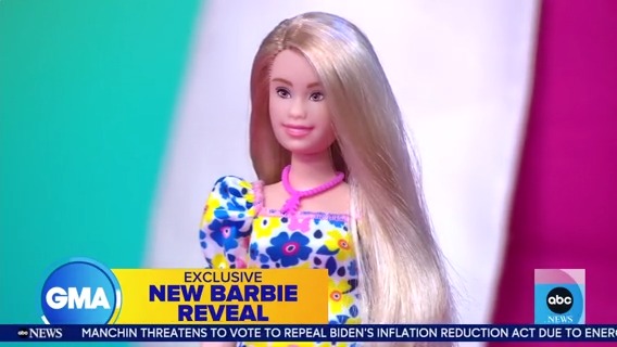 FIRST LOOK: Barbie unveils first-ever doll with Down syndrome! MATTEL partnered with the National Down Syndrome Society for the addition to the Barbie Fashionista line.
