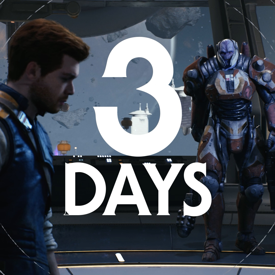 #StarWarsJediSurvivor launches in THREE DAYS! Pre-order now: