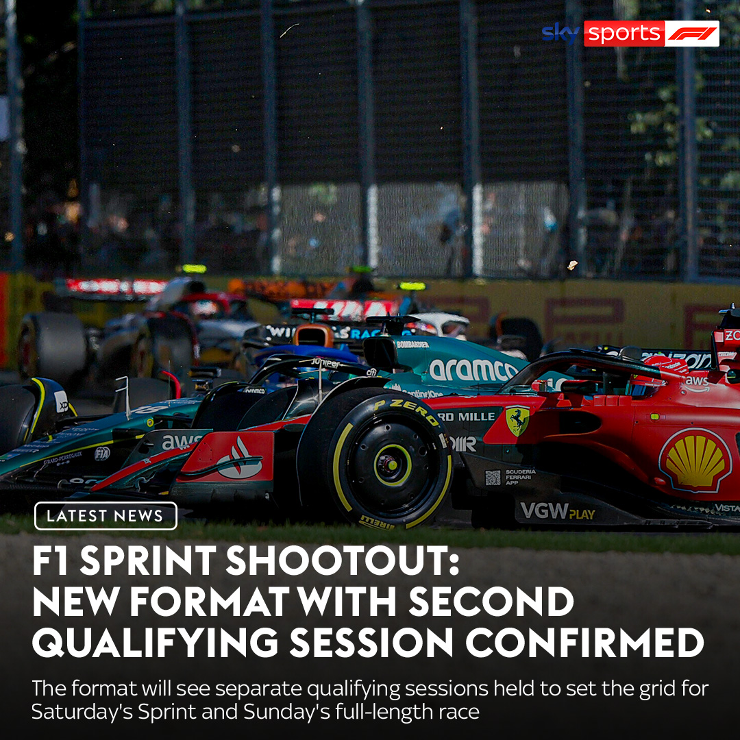 BREAKING: Formula 1 has confirmed a new format for Sprint weekends in 2023 that will see a second qualifying session, to be known as the Sprint Shootout, added to the schedule🏁