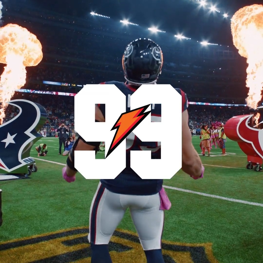 Leaving an impact on and off the field. JJ Watt x Gatorade