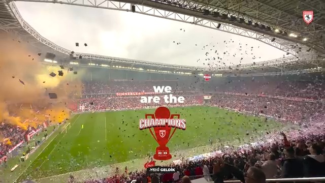 We are the Champions🔥🏆🔴⚪ #KingOfTheNorth #Samsunspor