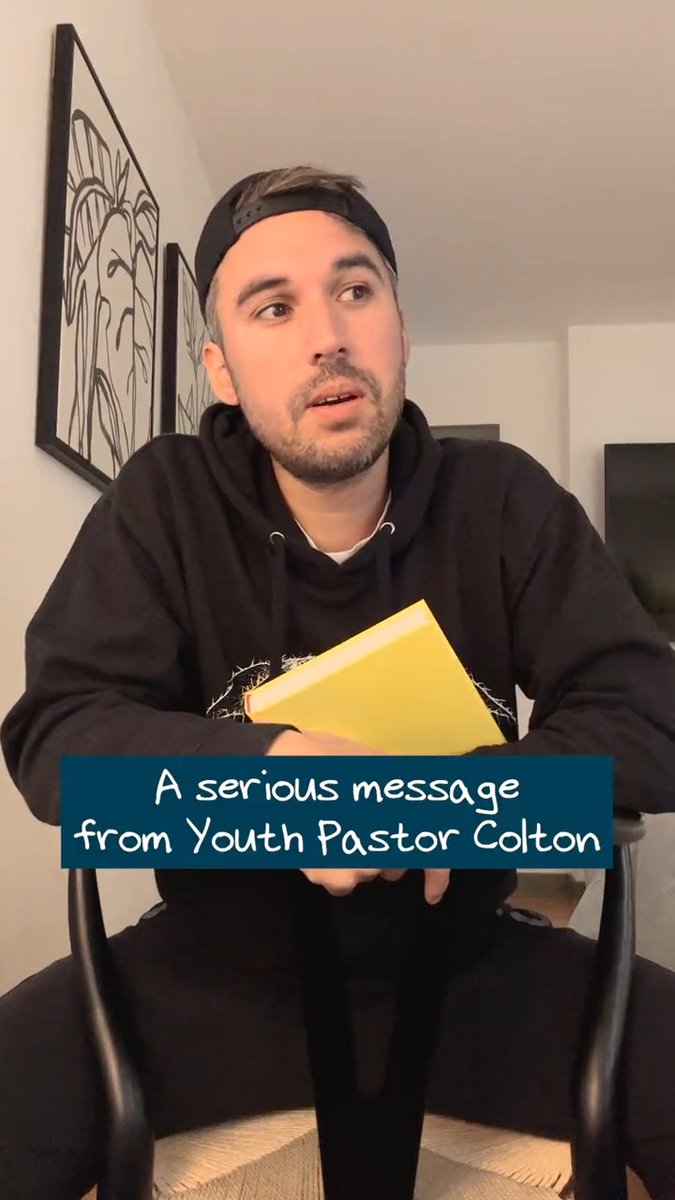 My sermon on blue checks and verification. Stay blessed. 🙏 -Youth Pastor Colton
