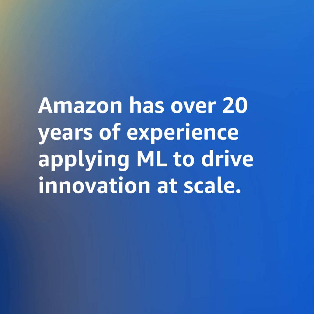 There’s no disguising it—from personalization & supply chain to forecasting demand & more, Amazon has delivered many world firsts for #AI & #MachineLearning over the past 20+ years. ☁️💻💡 #AWS #CloudComputing Learn more. 👉