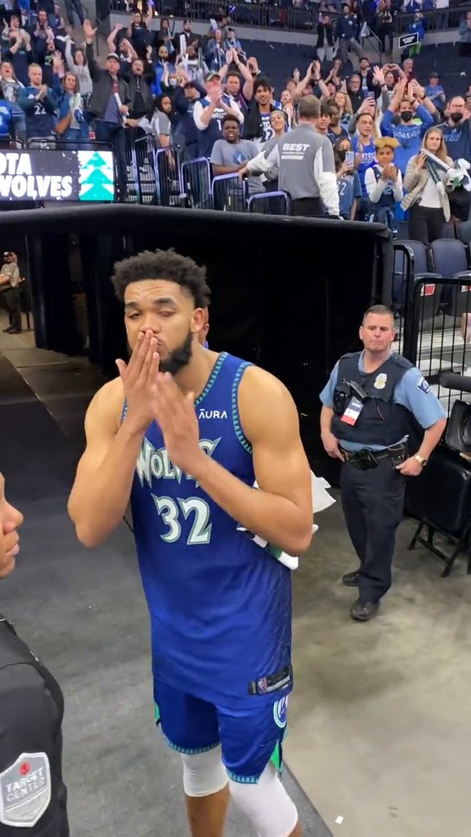 Timberwolves fans exiting the playoffs: