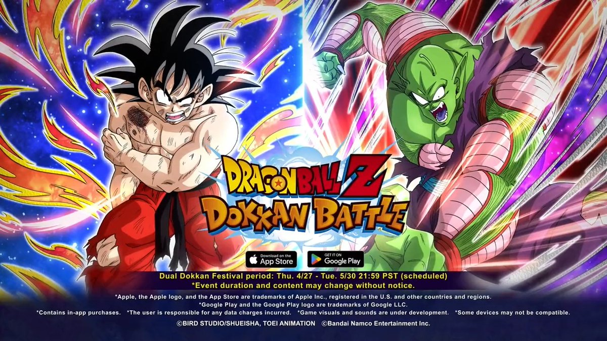 [Worldwide RT &amp; Share Campaign] Goku &amp; Piccolo Jr. arrive! We'll give out 7 Dragon Stones if this post reaches 20k RTs and shares on Twitter &amp; Facebook worldwide! Reward: 7 Dragon Stones Deadline: 5/1 22:59 PST #dokkanbattle #dokkanbattleglobal #dokkan #dragonball