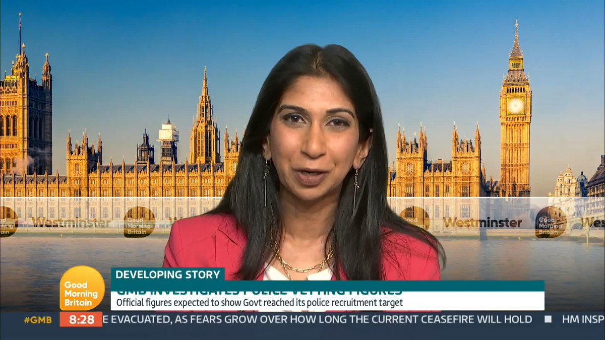 Suella Braverman: ‘I’ve repeated myself twice already’ Susanna Reid: ‘I know, because you’re not answering the question’ #GMB