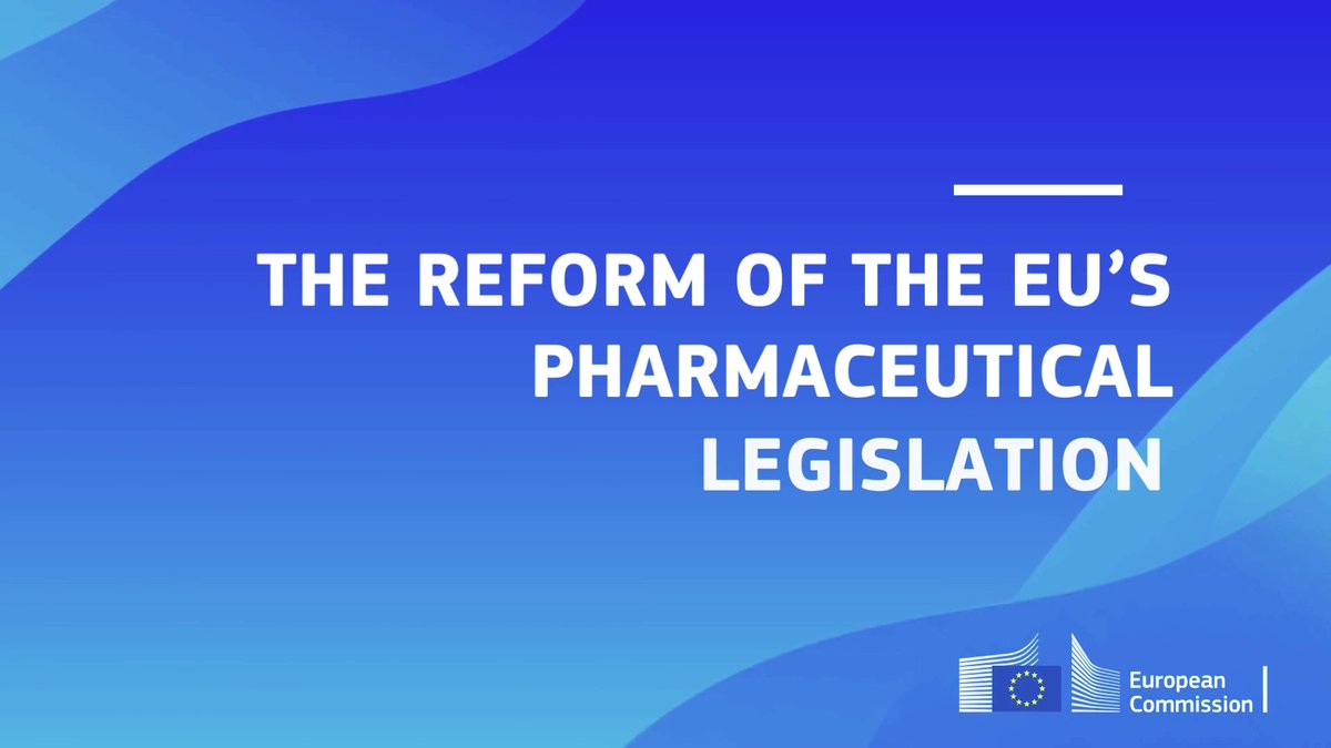 We want medicine to be more accessible, available, and affordable. Our #EUPharmaStrategy legislative reform proposes a single market of medicines that: 🔸 is patient-centric 🔹 fosters innovation 🔸 fights antimicrobial resistance 🔹 is environmentally friendly ↓ #HealthUnion