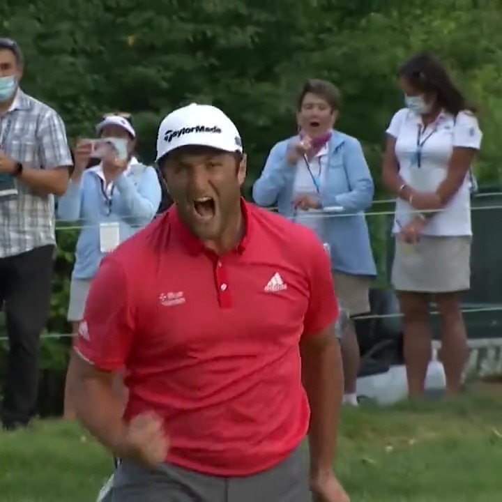 A flair for the dramatic 🔥 @JonRahmPGA’s best putts of his career are insane!
