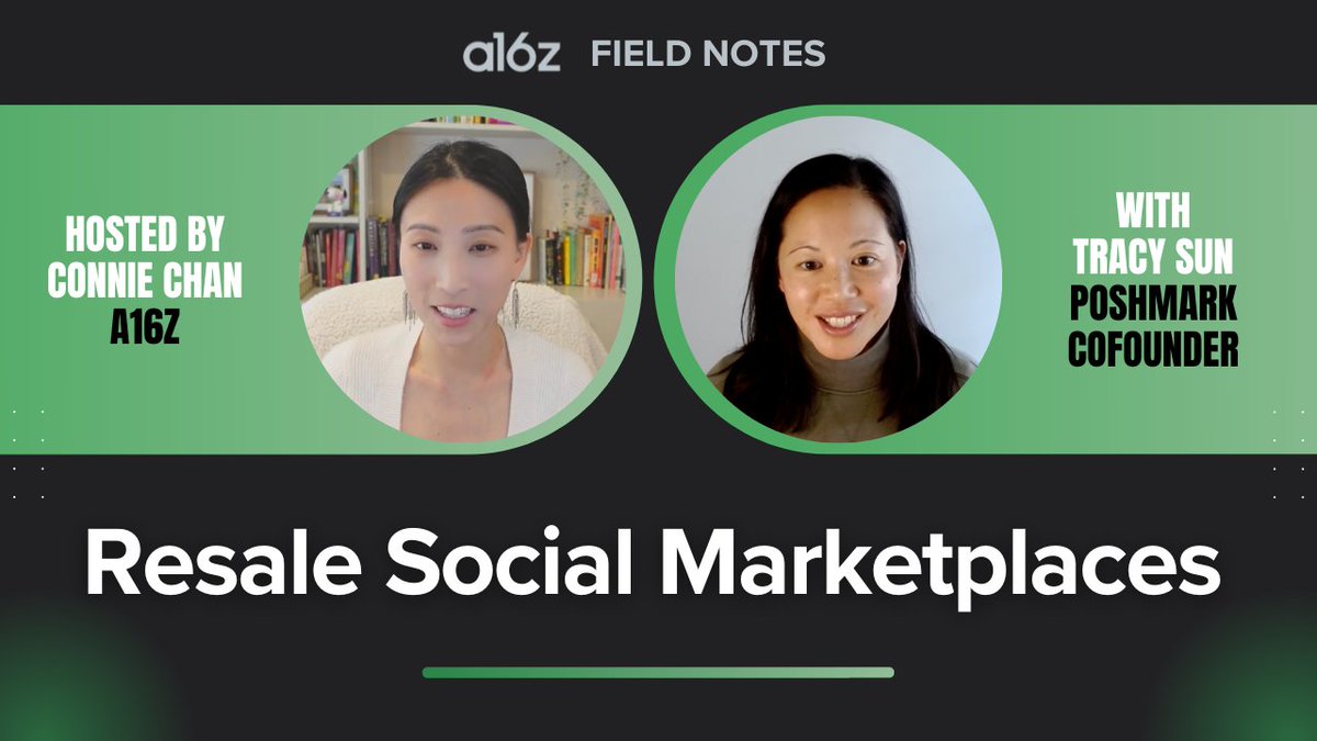 On the latest episode of Field Notes, host @ConnieChan meets with Poshmark’s Tracy Sun where they discuss AI’s role in fashion and styling, live video’s effect on the shopping experience, and tips on building social marketplaces.
