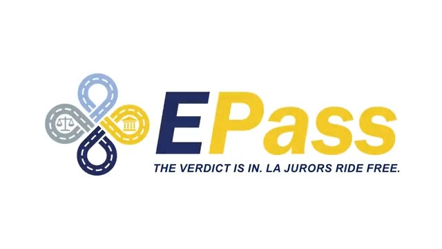 JUST ANNOUNCED: Thanks to our partners Metro Los Angeles and municipal transit agencies, the new EPass #tapcard lets LA jurors ride free to and from any #courthouse where they are completing their jury service. Click here for details: