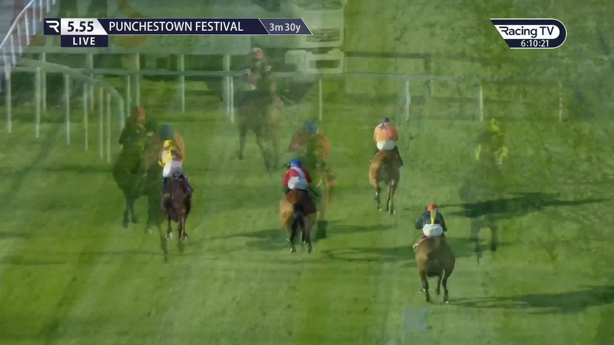 🚨 Galopin Des Champs BEAT in the Punchestown Gold Cup by the 33/1 shot Fastorslow. Absolutely incredible scenes!! 😳