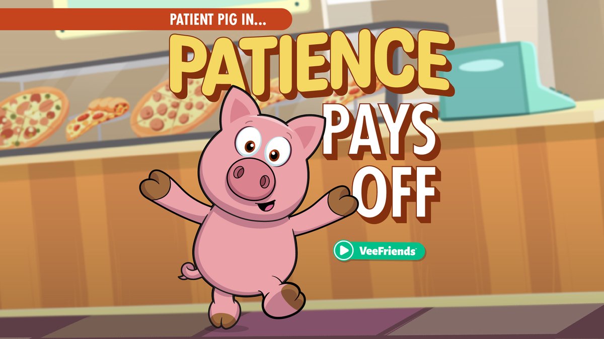 When you’re patient, the journey becomes more enjoyable and the destination becomes even tastier. Just ask our friend, Patient Pig 🍕🐷