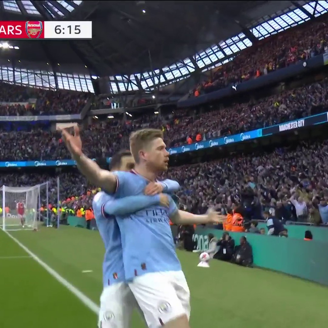 This time Haaland feeds KDB 🍽️ (via NBC Sports Soccer)