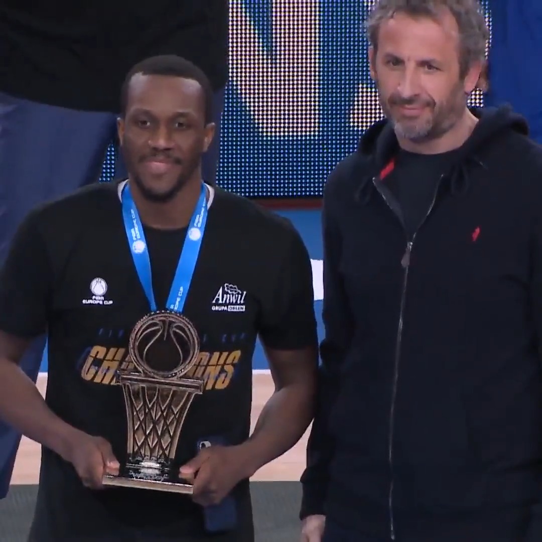 No one did it quite like him. ☝️ Your #FIBAEuropeCup Finals 🤍MVP, Phil Greene IV! 💙🤍💚