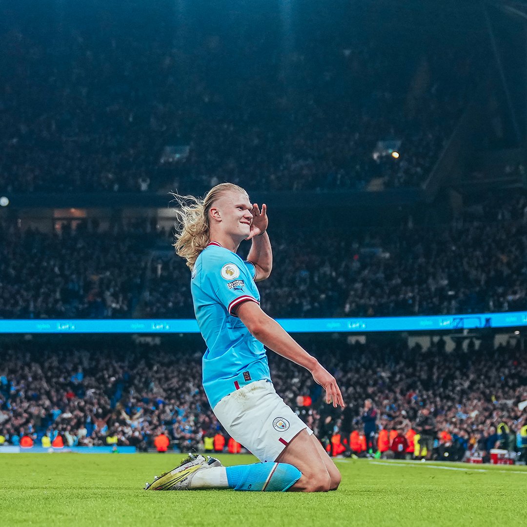 .Erling Haaland rounds off a dazzling victory! 💥