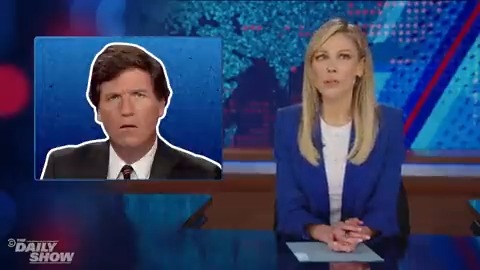 Turns out all Fox News had to do get dirt on Tucker was record his show. Desi Lydic