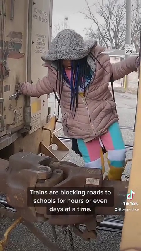 WATCH: When railroad crossings are blocked for hours on end, these kids risk their lives to get to school by crawling through trains that could start at any moment. Read our new investigation with InvestigateTV