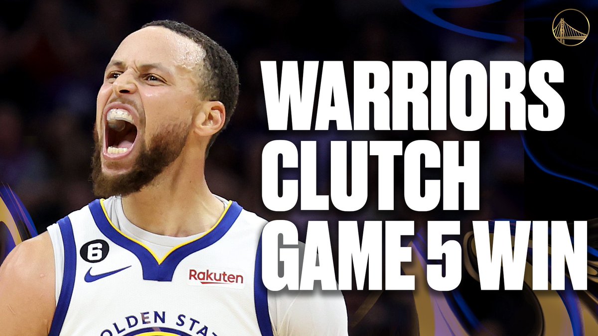 Down the stretch the Dubs came up CLUTCH 📽️