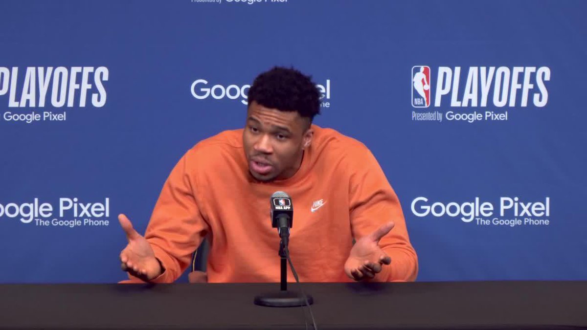 “Michael Jordan played 15 years, won 6 championships. The other 9 years were a failure?" -Giannis' passionate response to if he considers the Bucks' season a failure
