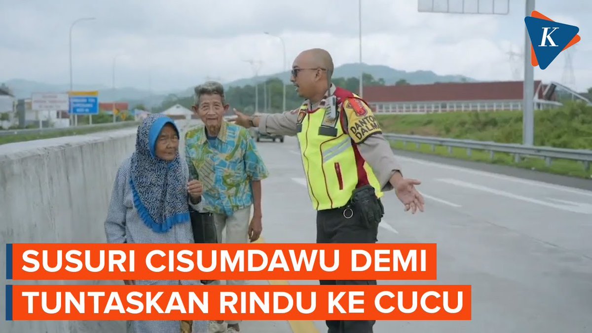 Kisah Haru di Balik Lansia yang Jalan Kaki di Tol Cisumdawu Video sepasang lansia berjalan kaki melewati Tol Cisumdawu viral di media sosial. Kakek dan nenek yang berjalan menyusuri pinggiran jalan tol tersebut mengaku hendak menemui cucunya. < #Lansia #TolCisumdawu