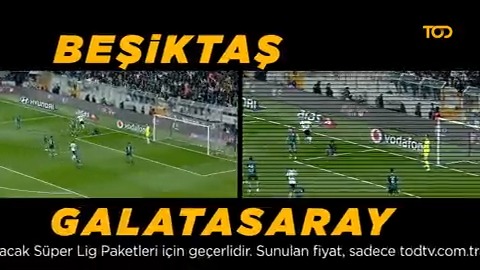30 Nisan Pazar 19:00’da heyecan dorukta, Beşiktaş Galatasaray derbisi tüm coşkusuyla TOD'da olacak.