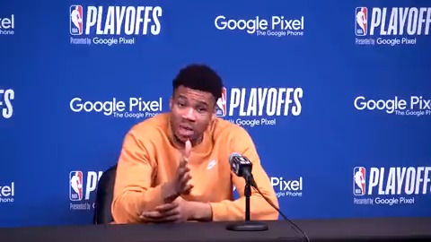 Giannis Antetokounmpo: "Michael Jordan played 15 years, six championships. The other nine years was a failure? That's what you're telling me? (...) It's the wrong question. There's no failure."
