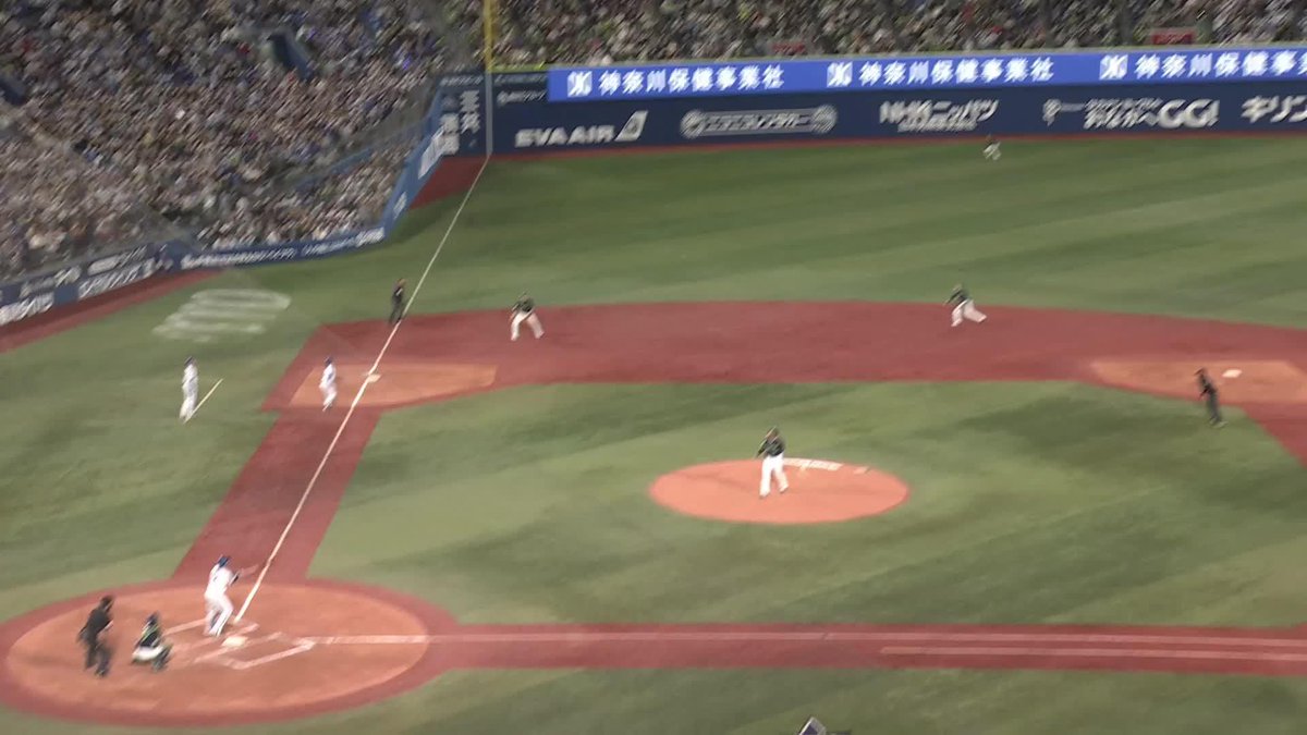 まきーーー‼️‼️‼️ 4番の一振りで逆転🔥🔥🔥 6回裏 DB 5 - 4 S #牧秀悟 選手 #牧が好きだと叫びたい #baystars