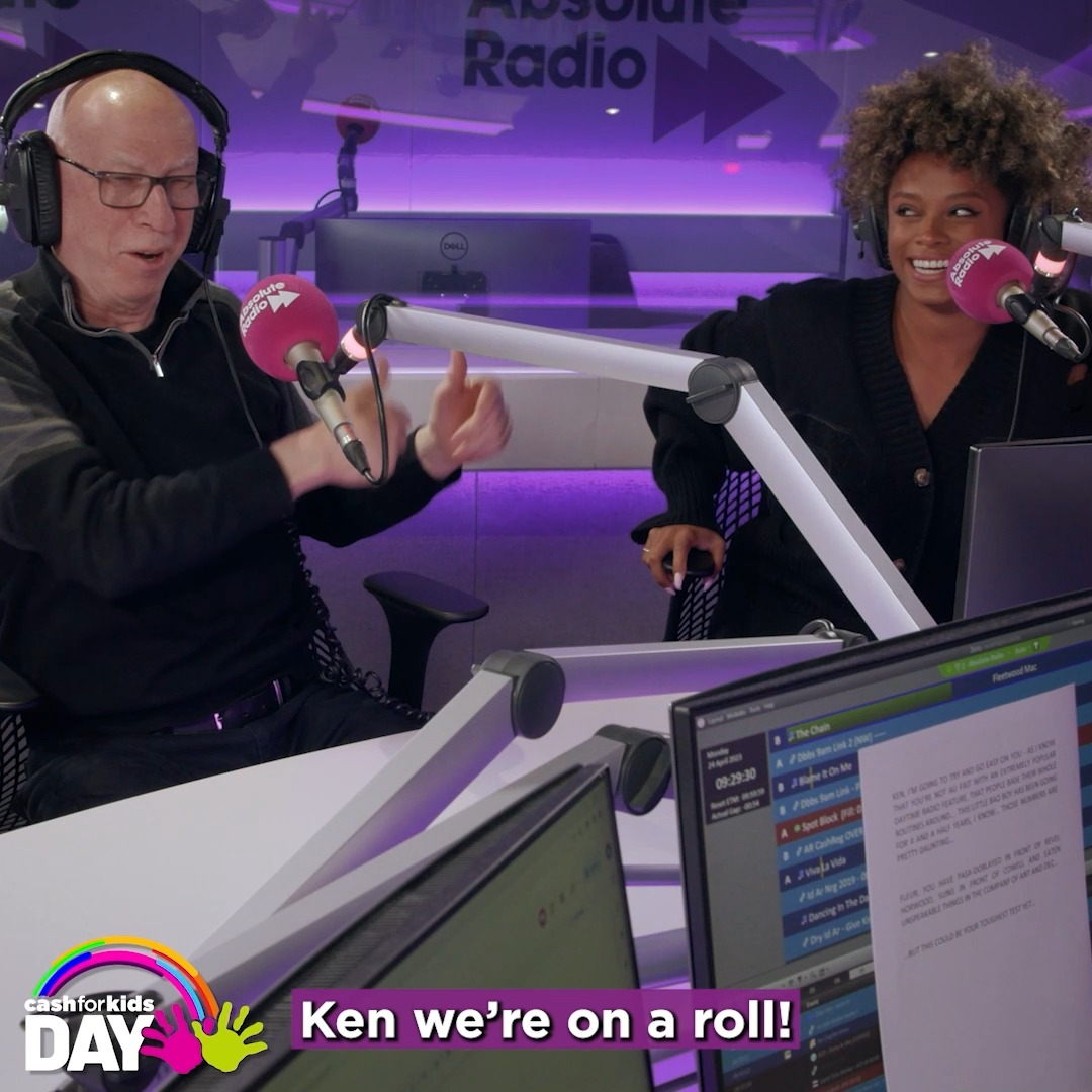 We invited Greatest Hits Radio's Ken Bruce and Hits Radio's FLEUR EAST to play Dave Berry's 5 Words 5 Grand game for Cash for Kids Day! For every word Fleur matches with Ken, we give £1000 to Cash for Kids thanks to our friends at WICKES!
