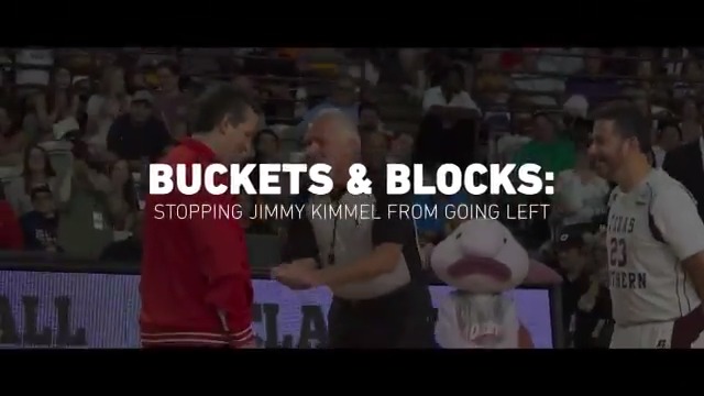 Last night, Jimmy Kimmel again devoted his (sadly, no longer funny) monologue—once again—to blasting me. It’s almost as if he can’t get out of his head, my kicking his ass at hoops…. Judge for yourself: