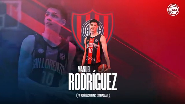 💥 ManuRodriguez | CASLA Básquet ¡Dejá tu like para votarlo como el jugador más 𝓮𝓼𝓹𝓮𝓬𝓽𝓪𝓬𝓾𝓵𝓪𝓻 de la temporada! 🌟 #PremiosLaLiga