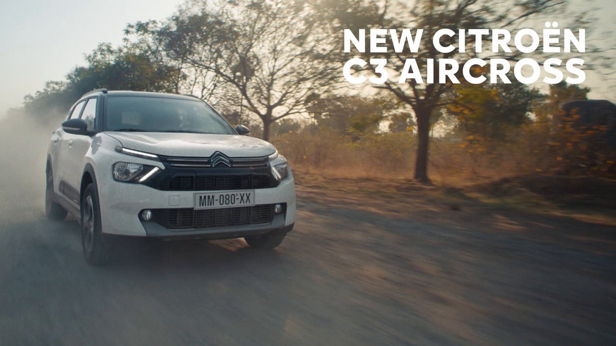 Presenting the All-New Citroën C3 Aircross - tough on the outside, caring on the inside. Versatile. Robust. Spacious. #CitroenC3Aircross #C3AircrossSUV #ComingSoon #CitroenInIndia