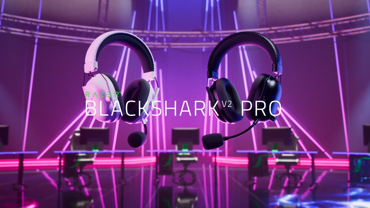 Meet the new, improved Razer BlackShark V2 Pro—developed with top esports players. Featuring a Razer HyperClear Super Wideband Mic and pro-tuned FPS audio profiles, get the clarity and precision you need for flawless shotcalls and maximum game awareness: