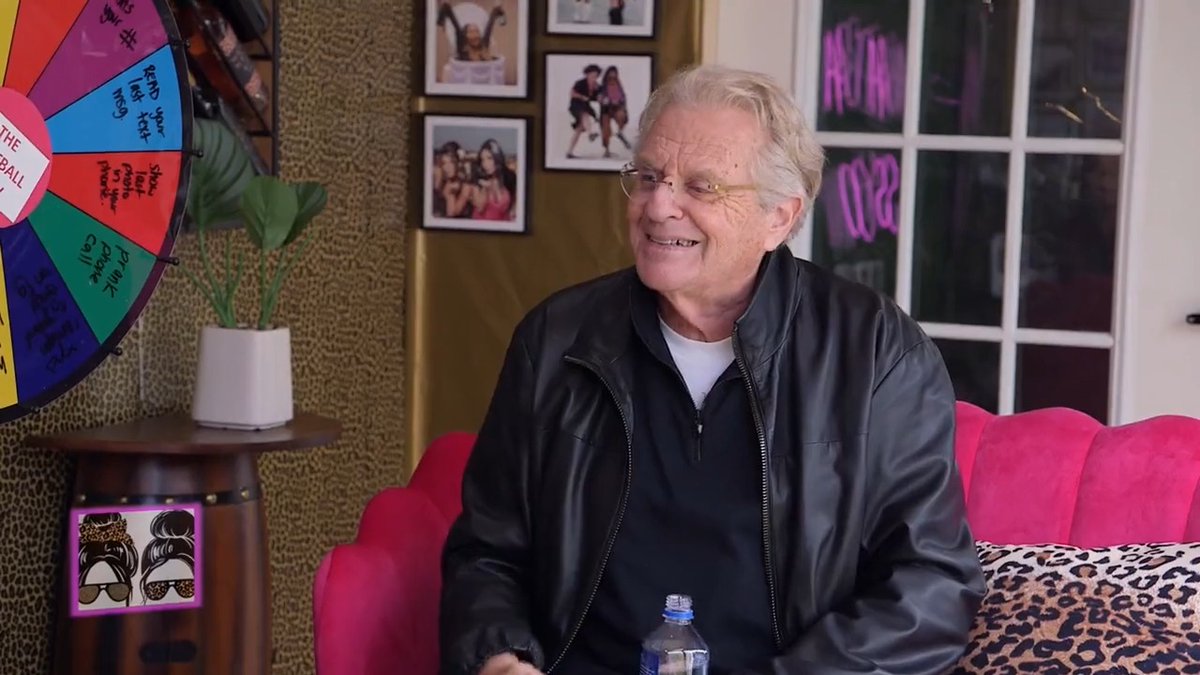 Rest in peace, Jerry Springer — Honorary Meatball, Angelina's hero, and reality TV icon. We will cherish this moment forever. ❤️