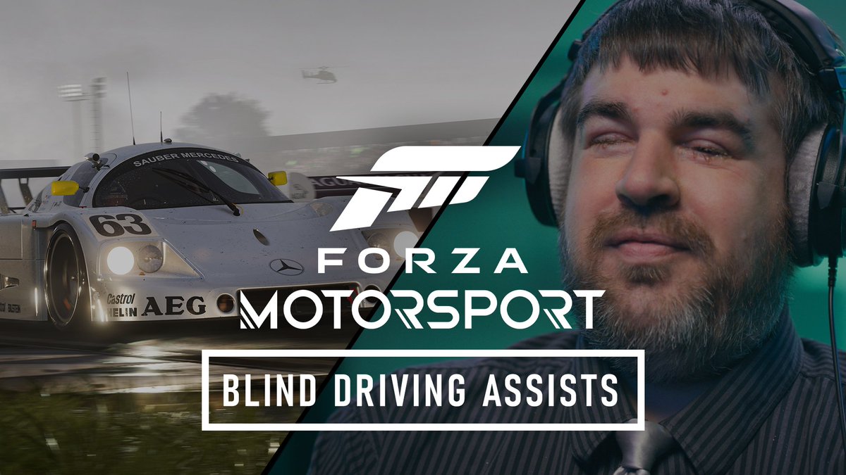 The most accessible Forza Motorsport ever. Accessibility consultant Brandon Cole: TLOU MK1 Forza Accessibility shares how he masters hairpin turns using Blind Driving Assists: