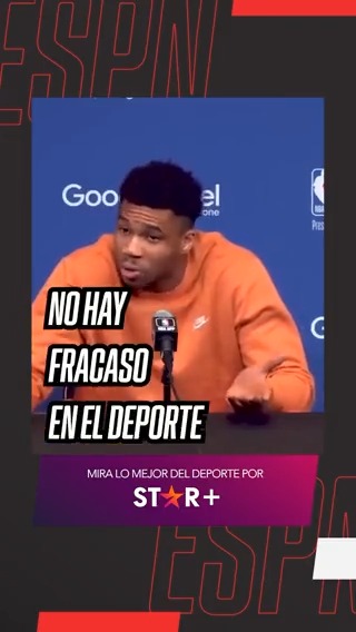 Los Bucks firmaron un camino casi perfecto rumbo a los Playoffs de la #NBAxESPN, pero sorpresivamente se quedaron afuera en la primera ronda. A Giannis Antetokounmpo le consultaron sobre el "fracaso" del equipo. Su respuesta fue simplemente magistral... 📺 #ESPNenStarPlus