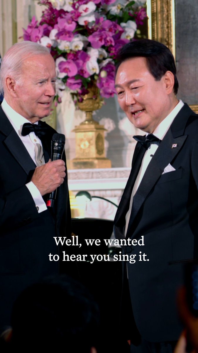 President Yoon, a man of many talents.
