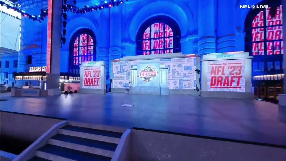 Path to the Draft stage. 👀 (via ESPN) 📺: 2023 #NFLDraft -- TONIGHT 8pm ET on NFLN/ESPN/ABC 📱: Stream on NFL+