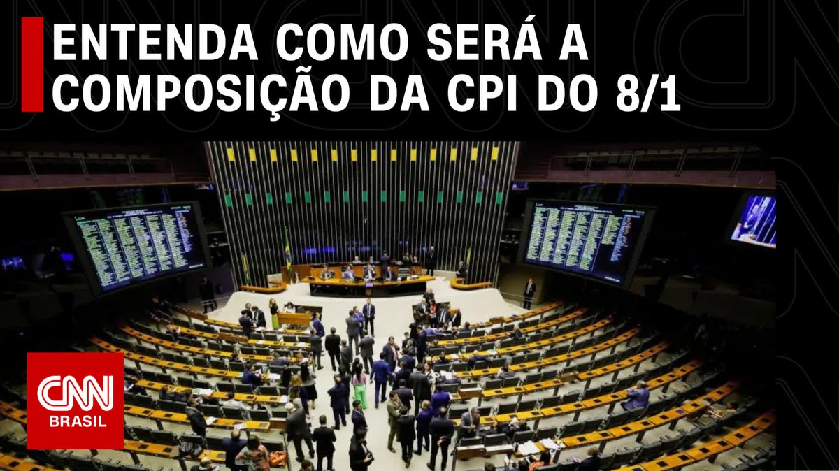 A Comissão Parlamentar Mista de Inquérito (CPMI) do 8 de janeiro vai reunir 16 senadores e 16 deputados federais para investigar os atos criminosos. O analista da CNN Iuri Pitta explica quantas cadeiras cada partido, entre governo e oposição, terá nela #CNNBrasil360