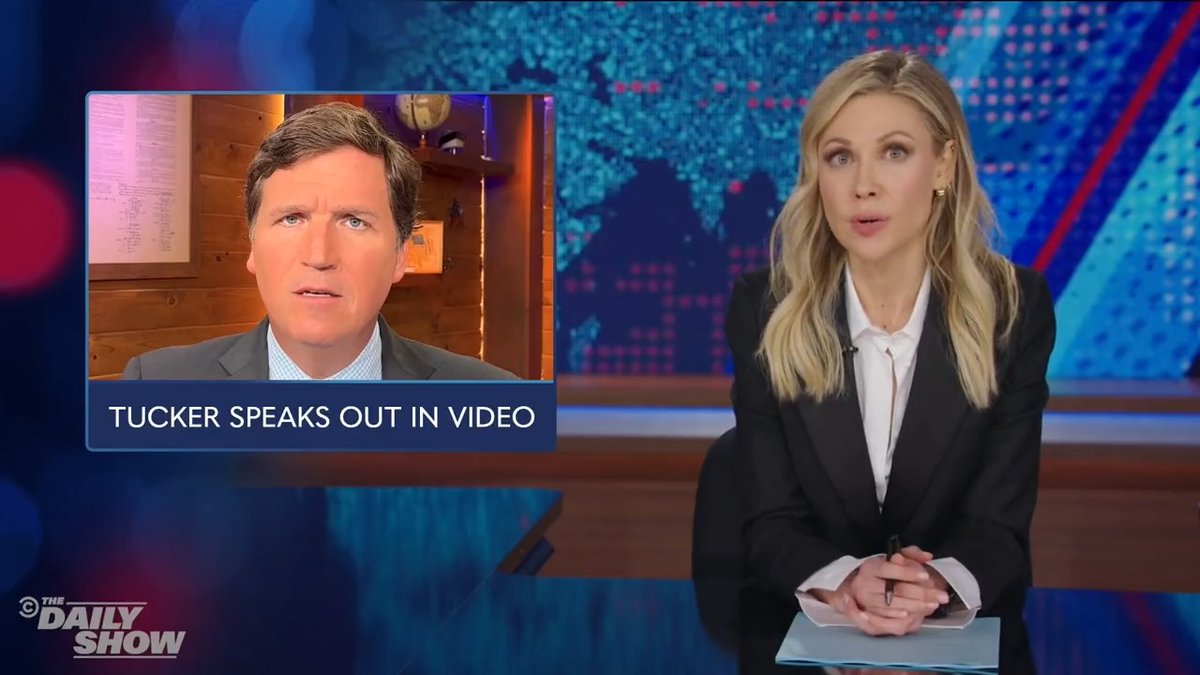Tucker, buddy, you ARE the noise. Desi Lydic