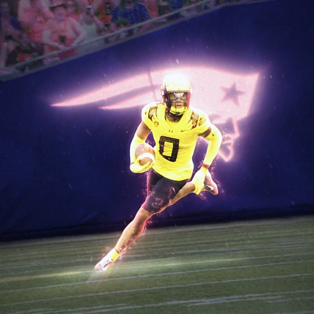 The Pats pick. The New England Patriots select Gonzo with the seventeenth pick in the 2023 NFL Draft. #GoDucks