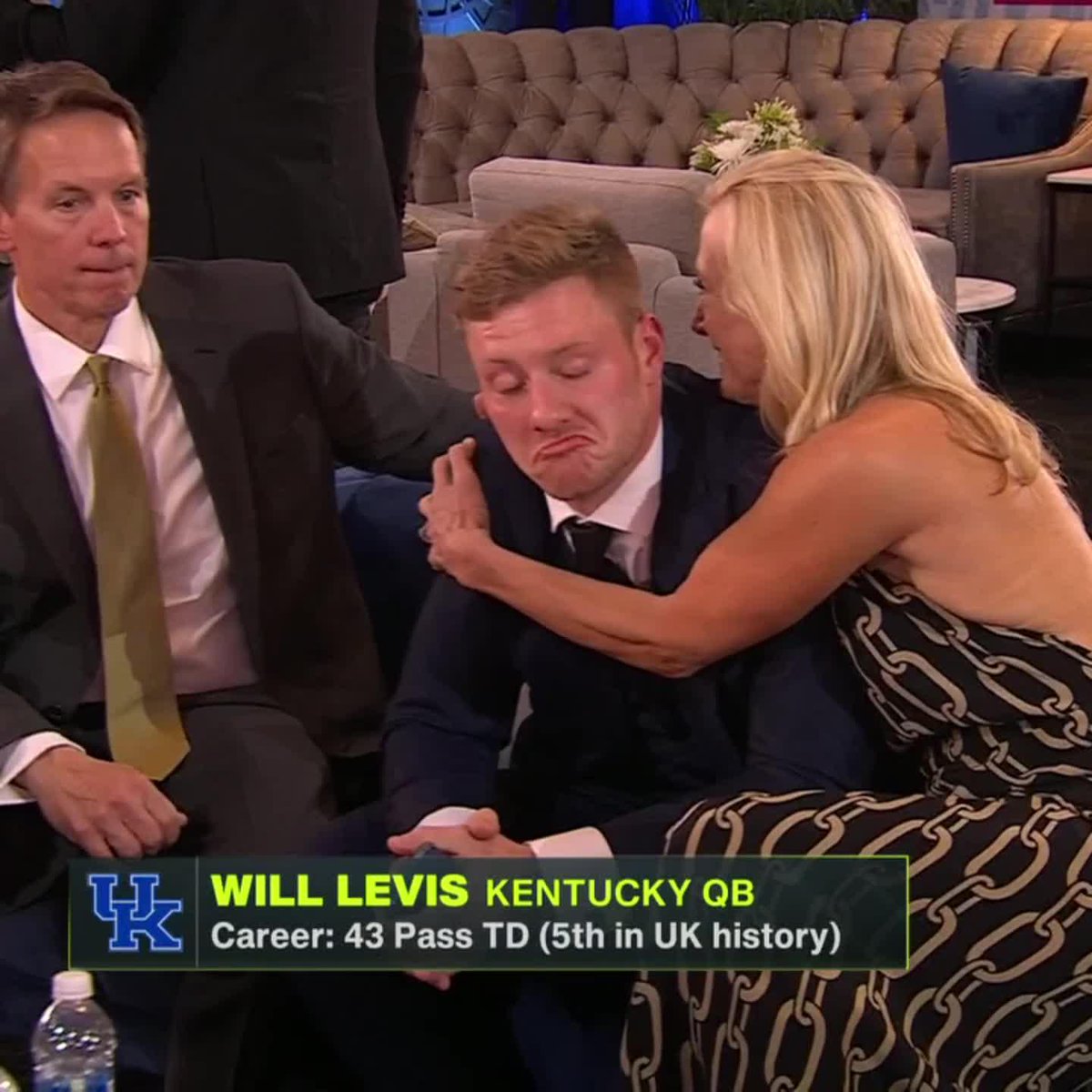 According to ESPN Analytics, there was a 92% chance that Will Levis was going to be picked in the top 10.