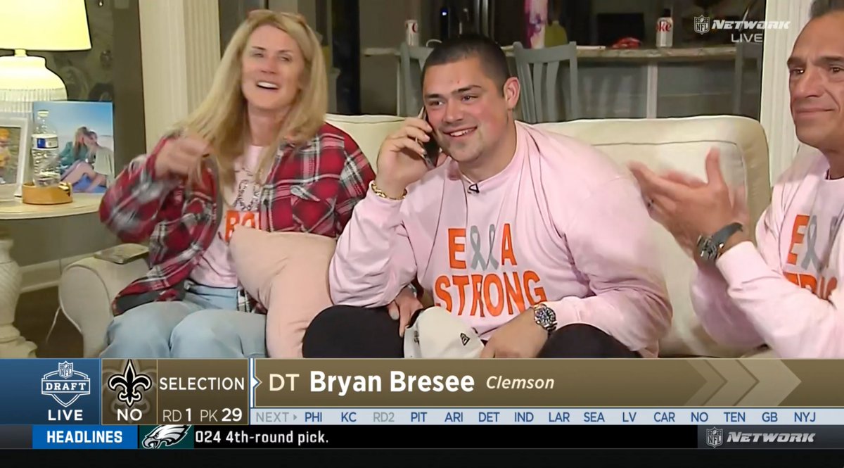 Welcome to New Orleans Bryan Bresee! ⚜️ 📺: 2023 #NFLDraft on NFLN/ESPN/ABC #SaintsDraft