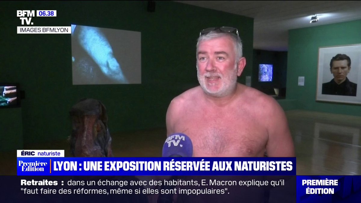 💬 "On ne ressent pas ça quand on est habillés" ➡ À Lyon, le musée d'art contemporain organise une soirée réservée aux naturistes