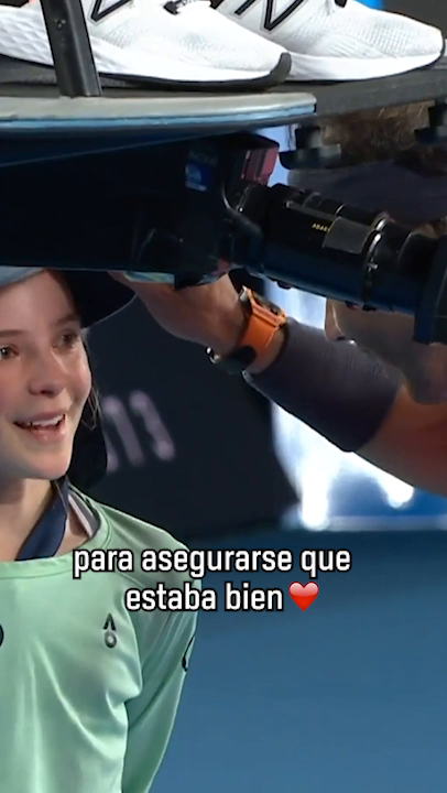 Ella fue muy valiente. ❤️💪 (vía AUSOPEN)