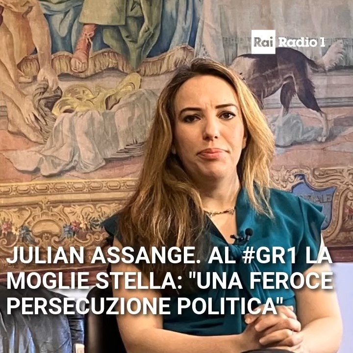 #WikiLeaks #JulianAssange detenuto con l'accusa di spionaggio. Presentato ieri alla FNSI il libro "Il processo a Julian Assange, storia di una persecuzione", di Nils Melzer Fazi Editore. Valeria Volatile ha intervistato la moglie e avvocata, Stella Assange #GR1 Vittorio di Trapani