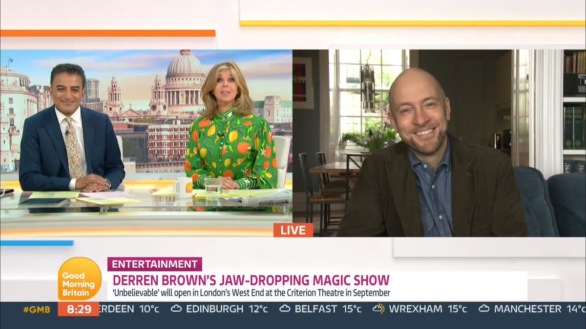 'It's a very liberating thing to do.' Derren Brown explains why his new show is 'the most fun he's had'.